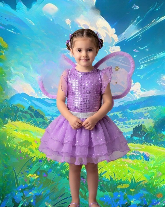Disfraz Mariposita Lila